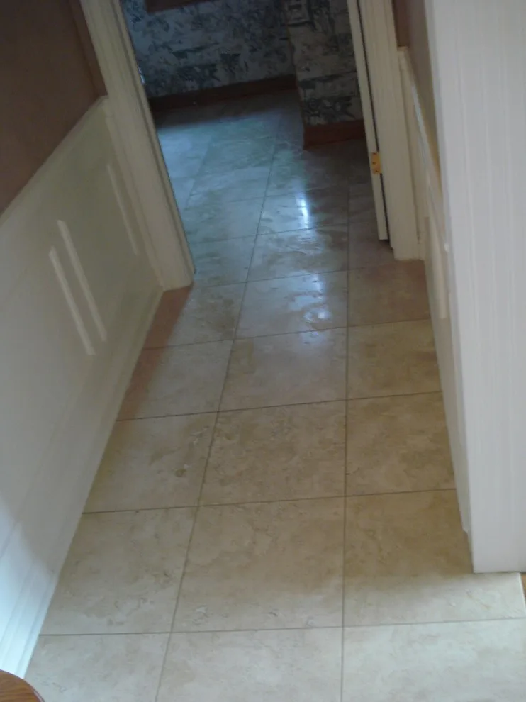Pewaukee limestone flooring by Heinrichs Custom Tile And Stone - Photo 3