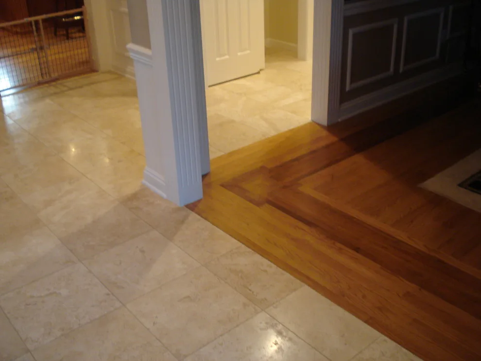 Pewaukee limestone flooring by Heinrichs Custom Tile And Stone - Photo 6