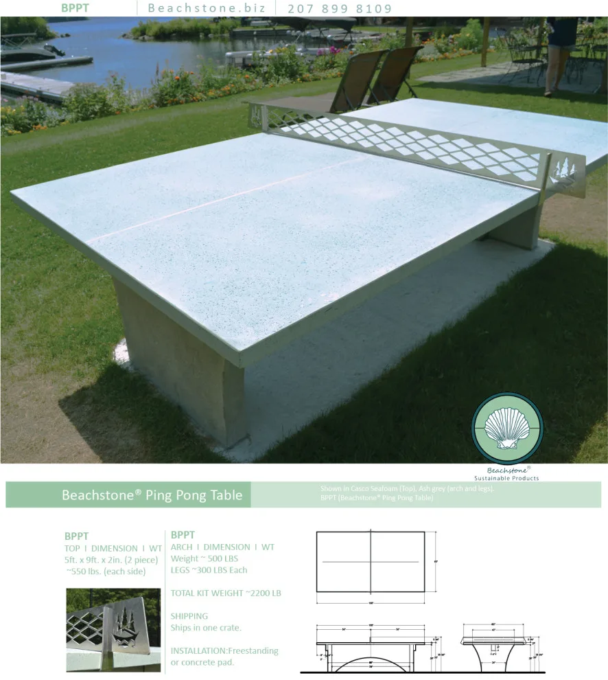 Table Tennis Table by Beachstone Sustainable Products - Photo 3