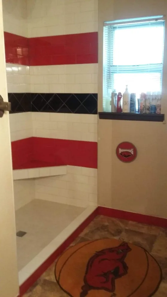 athletic-inspired personalized shower by Harris Flooring & More - Photo 2
