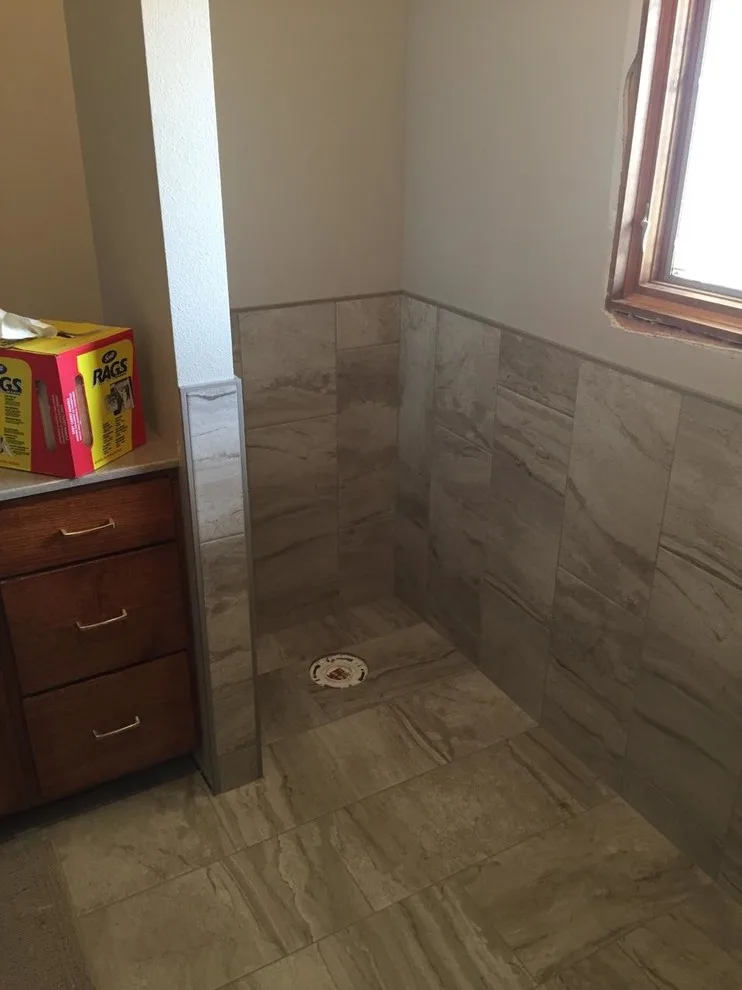 Coleridge NE Zero-Entry Shower Initiative by Man N Mountain-Tile & Stone - Photo 2