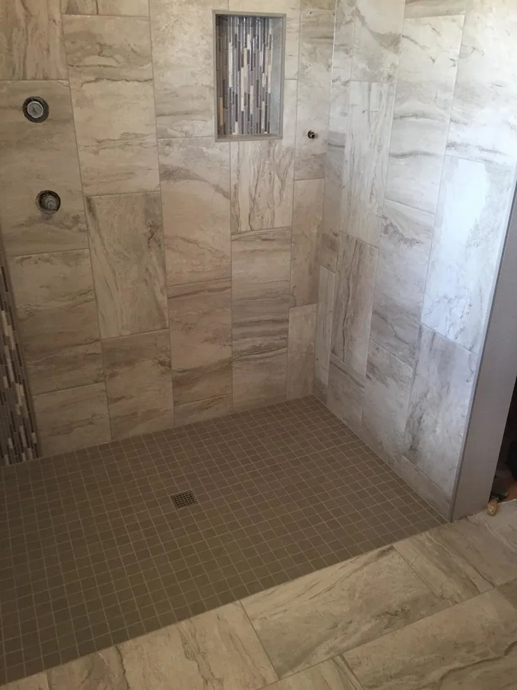 Coleridge NE Zero-Entry Shower Initiative by Man N Mountain-Tile & Stone - Photo 4