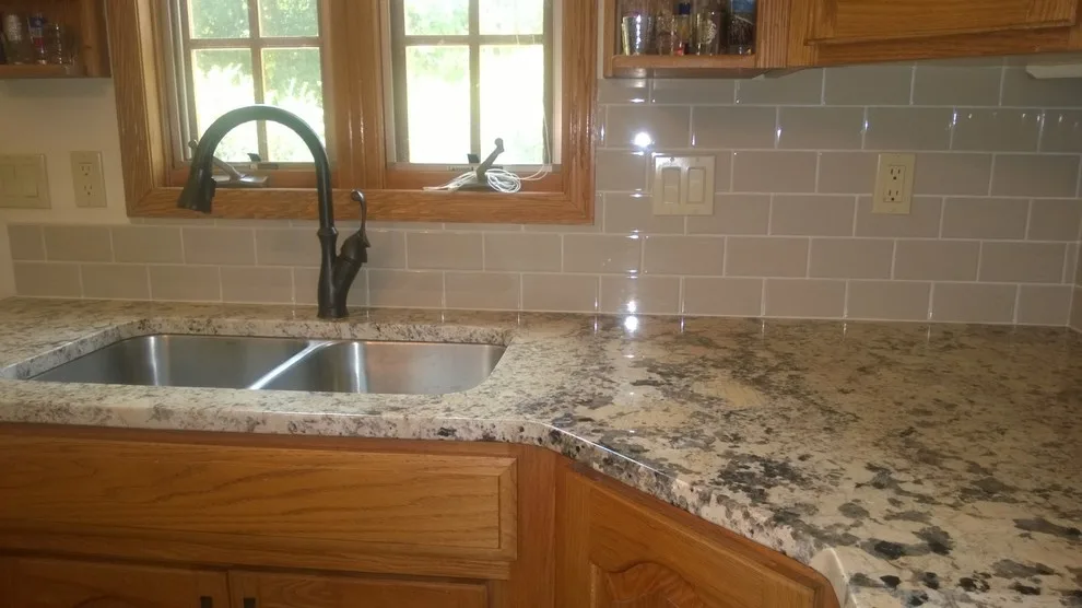 3 x 6 Gray Ceramic Tile with Decorative Design by Man N Mountain-Tile & Stone - Photo 3