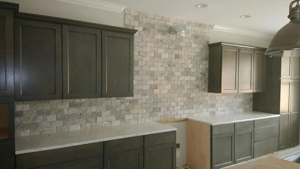 3x6 Silver Ash Tumbled Marble by Wells Tile Company - Photo 2