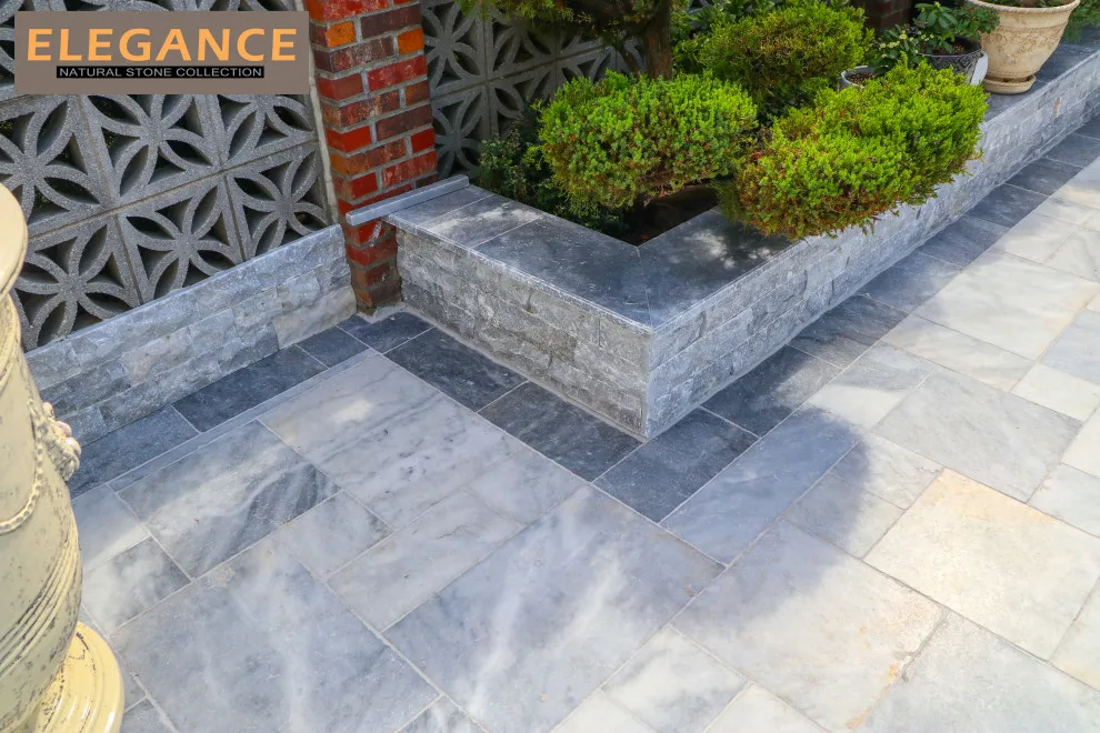 Staten Island Marble Outdoor Space by NT Pavers - Photo 10