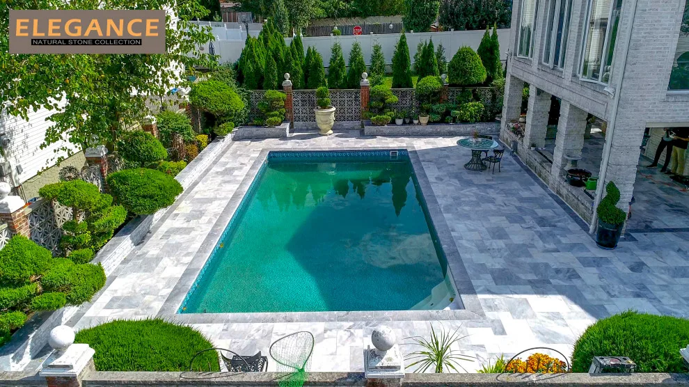 Staten Island Marble Outdoor Space by NT Pavers - Photo 5