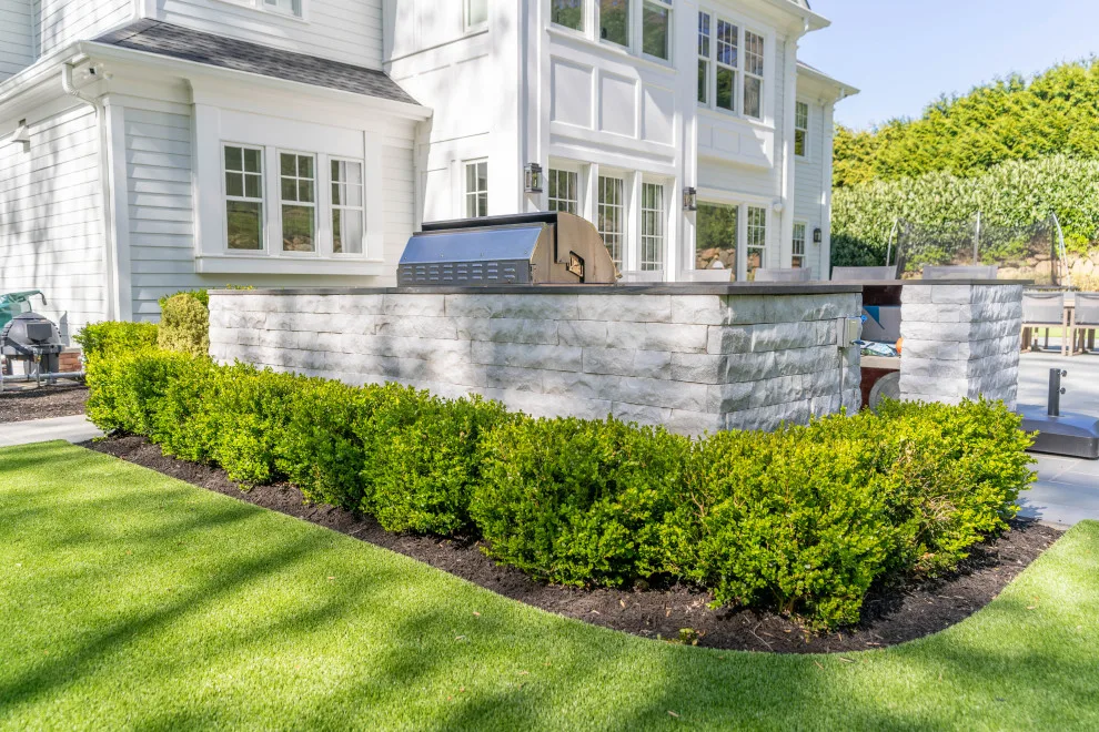 Roslyn, NY Ice Marble Backyard Project in Afyon by NT Pavers - Photo 12