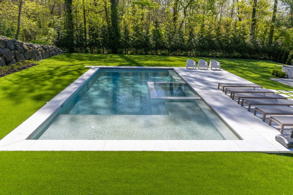 Roslyn, NY Ice Marble Backyard Project in Afyon by NT Pavers - Photo 3