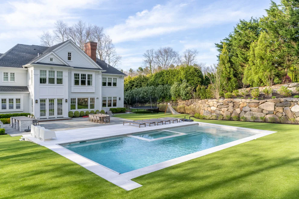 Roslyn, NY Ice Marble Backyard Project in Afyon by NT Pavers - Photo 2