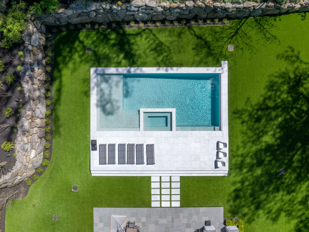 Roslyn, NY Ice Marble Backyard Project in Afyon by NT Pavers - Photo 16