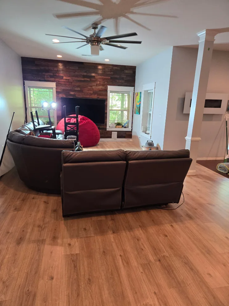 Basement Luxury Vinyl Tile Flooring by The Professionals - Photo 3
