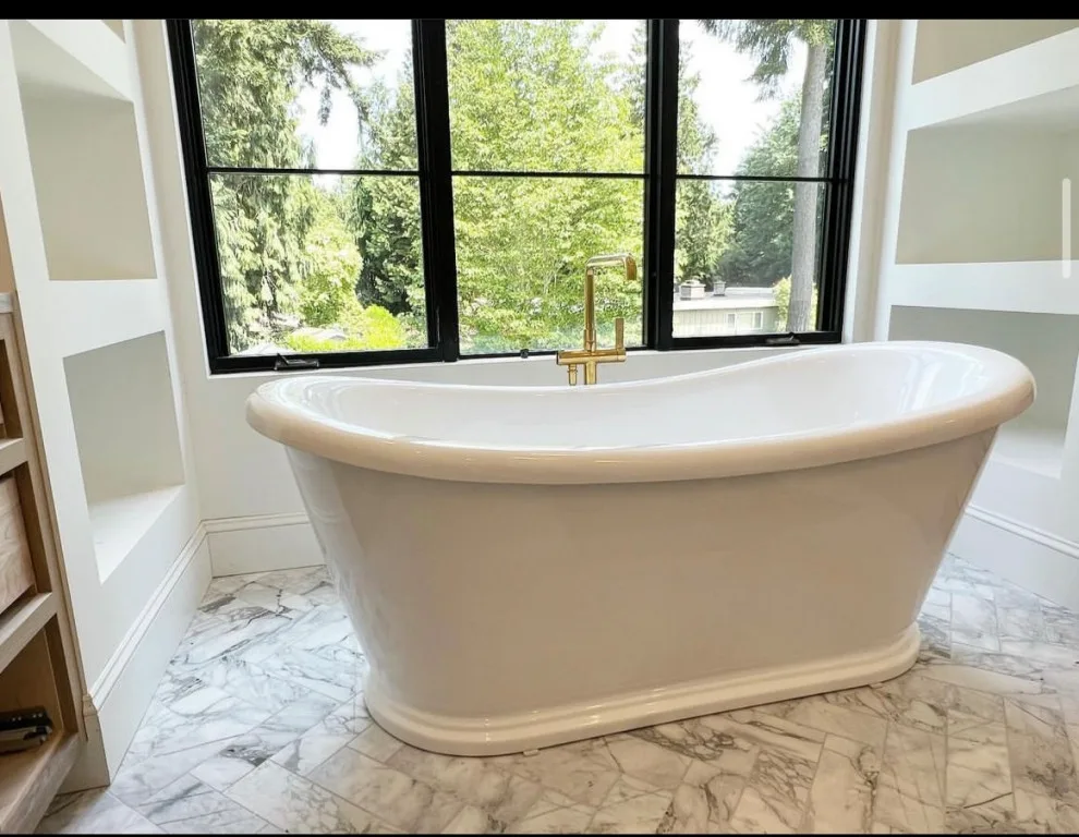 Elegant Bathroom Tile Shower and Flooring Designs by Euro Tile Tech - Photo 35