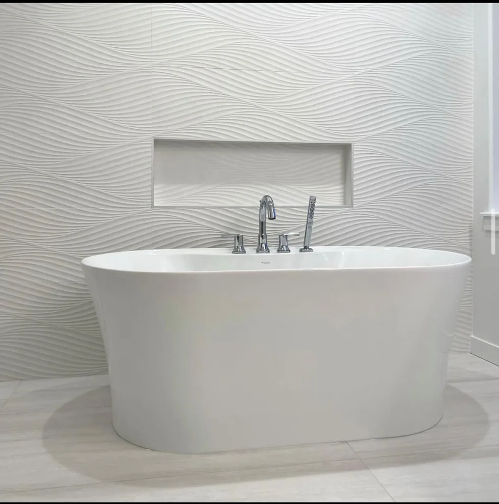 Elegant Bathroom Tile Shower and Flooring Designs by Euro Tile Tech - Photo 7