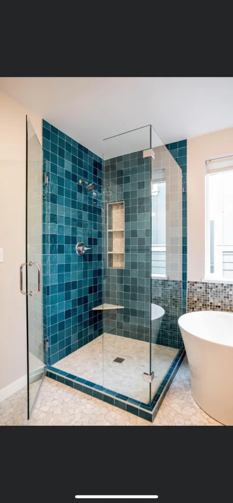 Elegant Bathroom Tile Shower and Flooring Designs by Euro Tile Tech - Photo 19