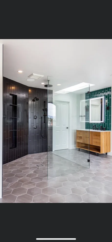 Elegant Bathroom Tile Shower and Flooring Designs by Euro Tile Tech - Photo 16