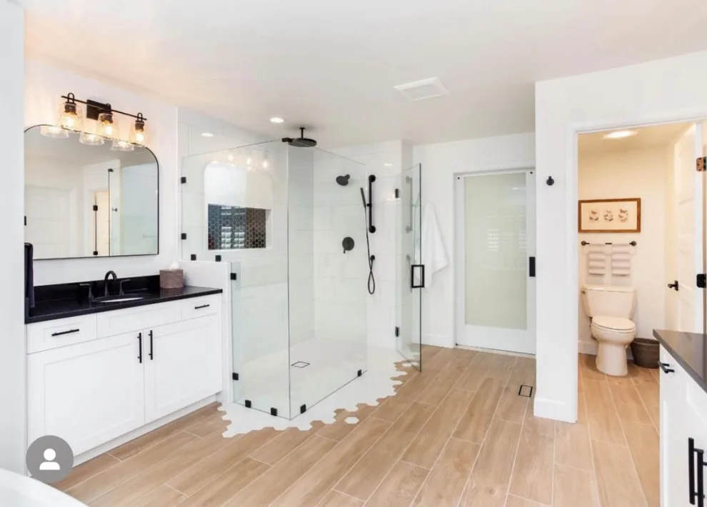 Elegant Bathroom Tile Shower and Flooring Designs by Euro Tile Tech - Photo 3