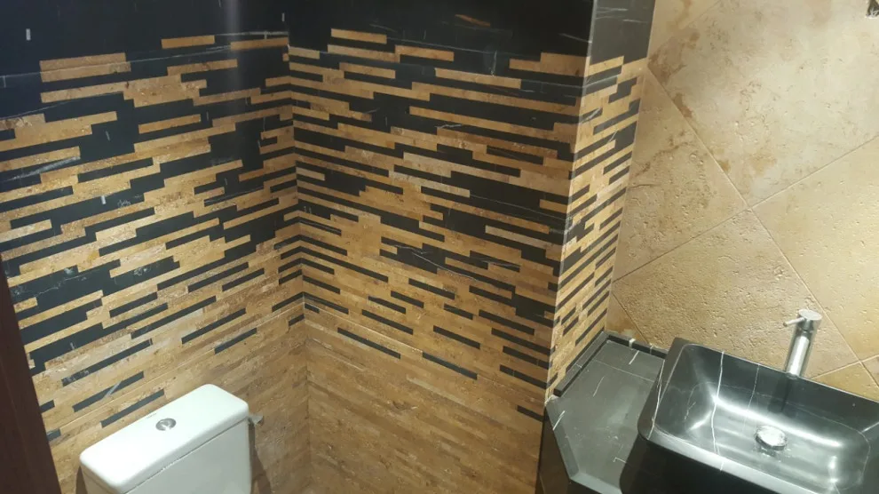 Ebony and Gold Lavatory by Ultimate Stones Connoisseur - Photo 4