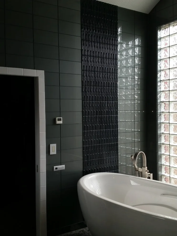 Tile Bath with Glass by Heinrichs Custom Tile And Stone - Photo 5