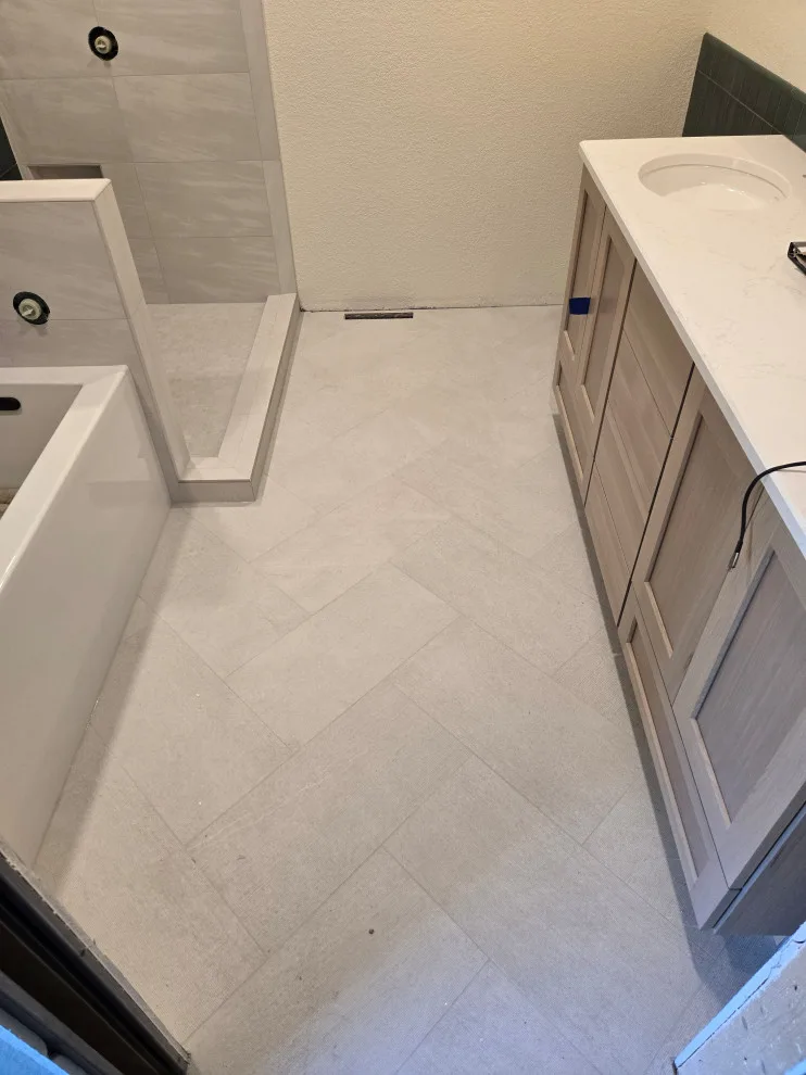 Berlin Shower and Flooring Update by Heinrichs Custom Tile And Stone - Photo 2