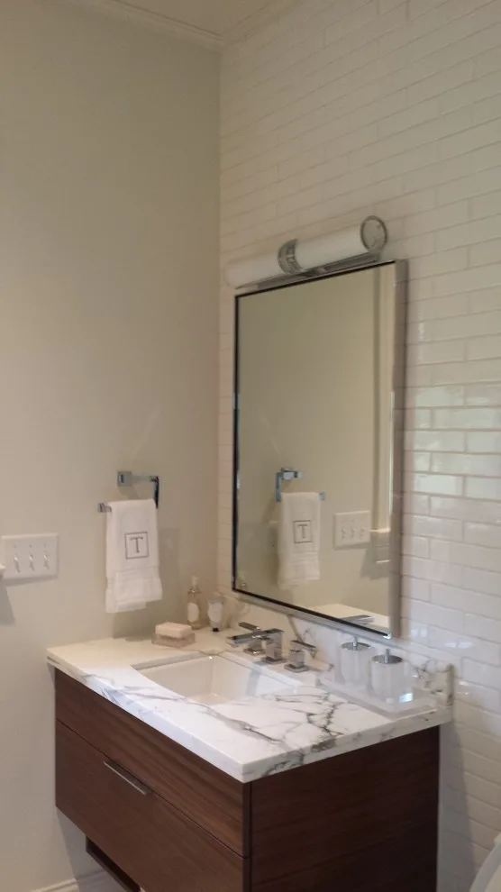 Calacatta Gold Marble Restroom by Werthan LLC - Photo 2