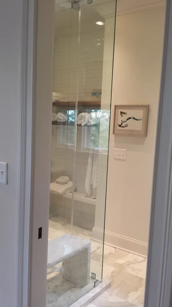 Calacatta Gold Marble Restroom by Werthan LLC - Photo 3