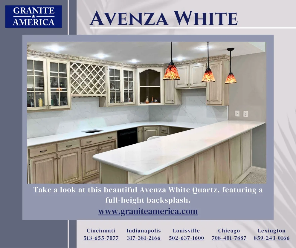 Cincinnati, OH - Avenza White Quartz Culinary Space by Granite America - Photo 3