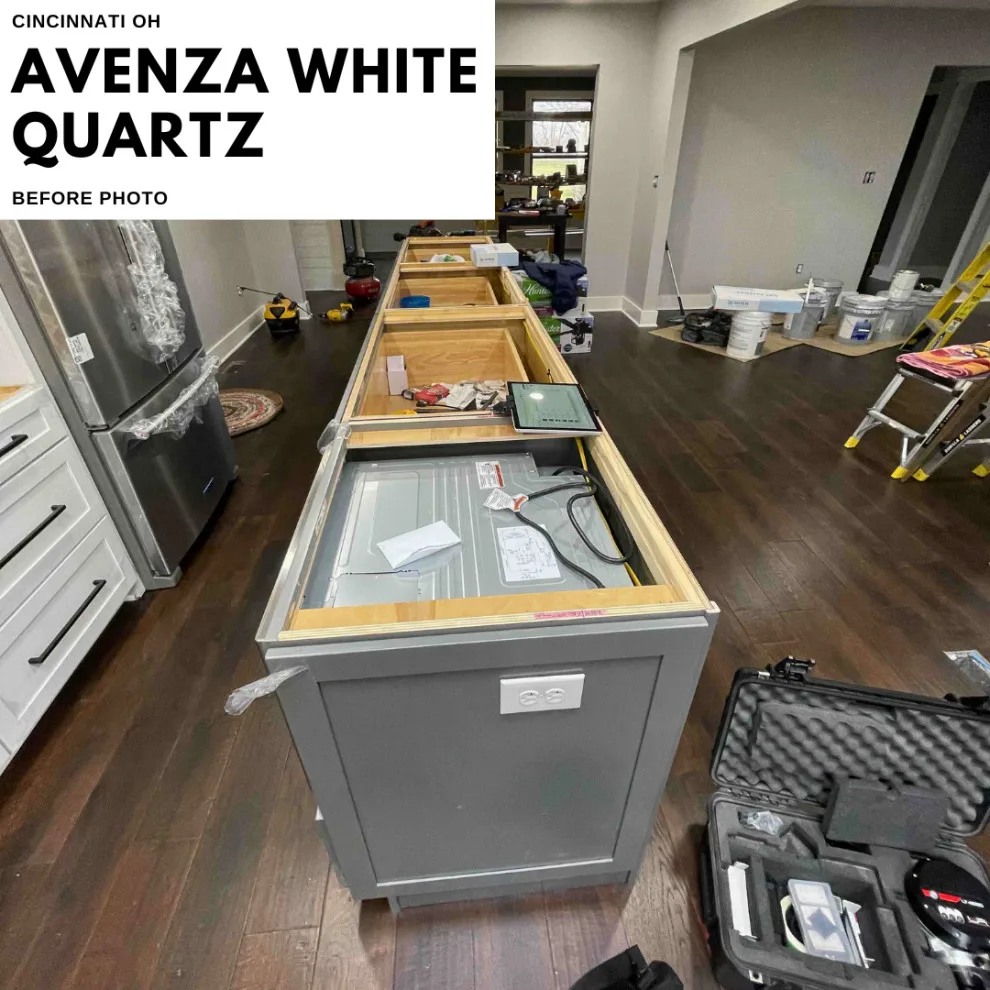 Cincinnati, OH - Avenza White Quartz Culinary Space by Granite America - Photo 2