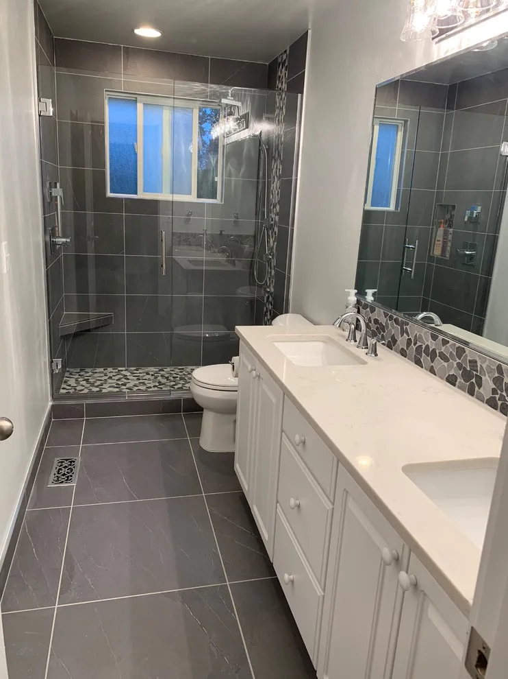 Full Bathroom Renovation by Design Tile And Flooring LLC - Photo 14