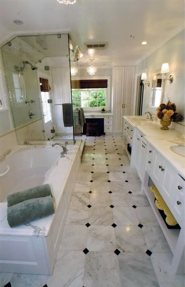 Restroom Flooring by Visions Tile And Stone, Incorporated - Photo 2