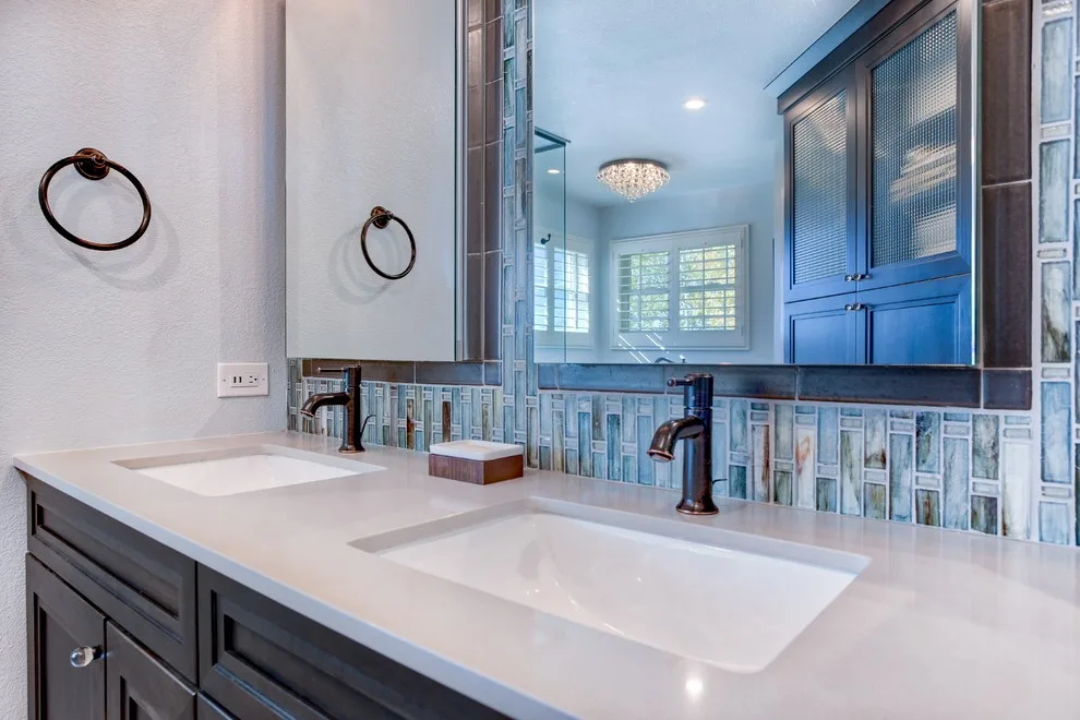 Country Estates Primary Bathroom by Pebble Tile Shop - Photo 8