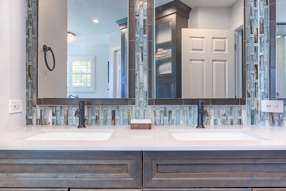Country Estates Primary Bathroom by Pebble Tile Shop - Photo 6