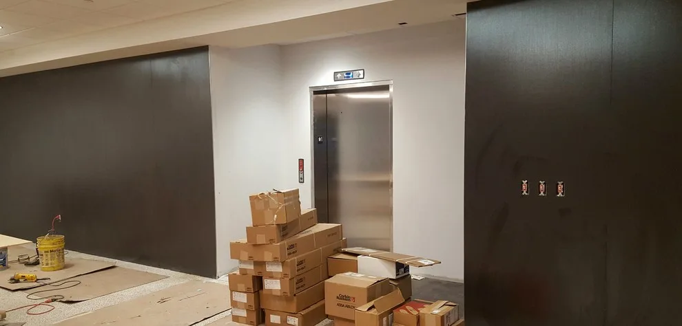 Crossville Thin Tile Installation for Credit Union Laminam by JD Tile - Photo 6