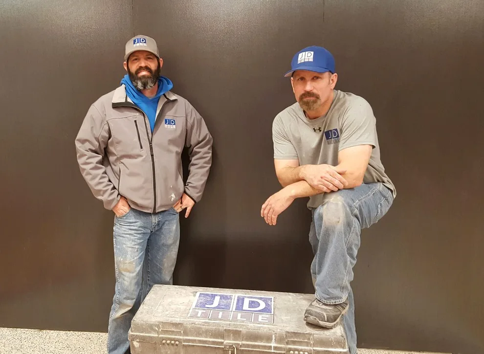 Crossville Thin Tile Installation for Credit Union Laminam by JD Tile - Photo 4