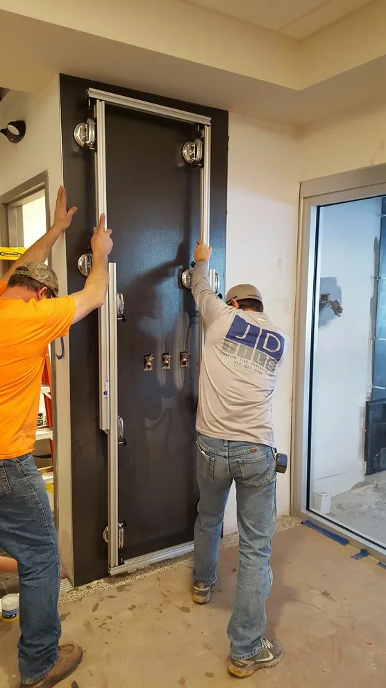 Crossville Thin Tile Installation for Credit Union Laminam by JD Tile - Photo 7