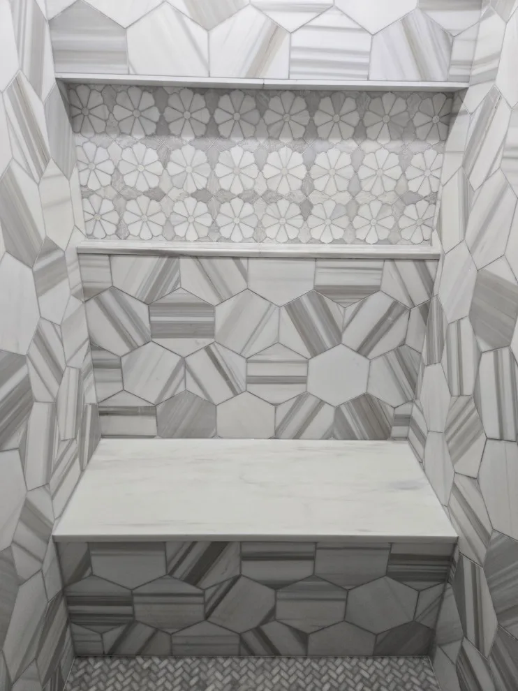 Elm Grove Steam Shower and Flooring by Heinrichs Custom Tile And Stone - Photo 5