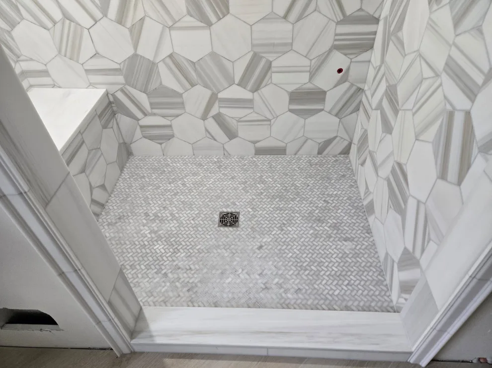 Elm Grove Steam Shower and Flooring by Heinrichs Custom Tile And Stone - Photo 2