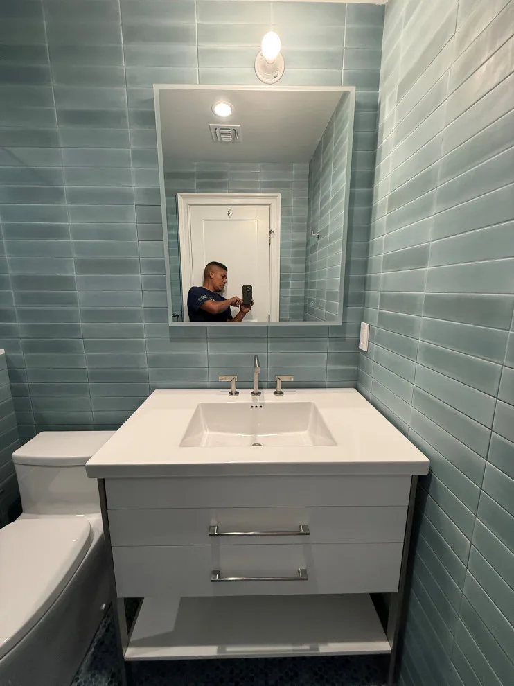 Fitness Center Restroom by DBA D Lopez Tile And Marble Works - Photo 4