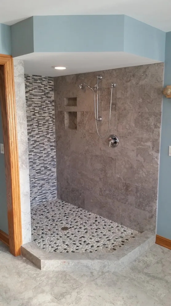 Hartland Bathroom Renovation by Heinrichs Custom Tile And Stone - Photo 9