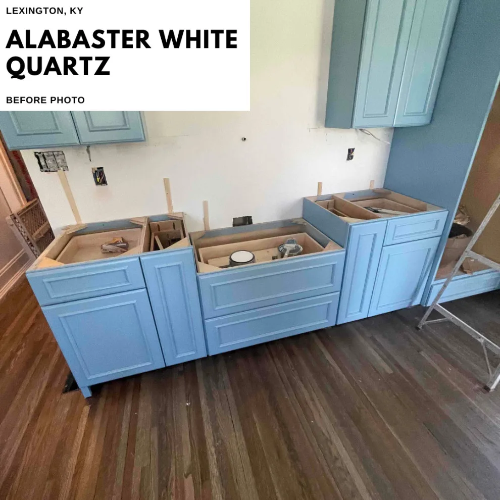 Alabaster White Kitchen in Indianapolis, IN by Granite America - Photo 2