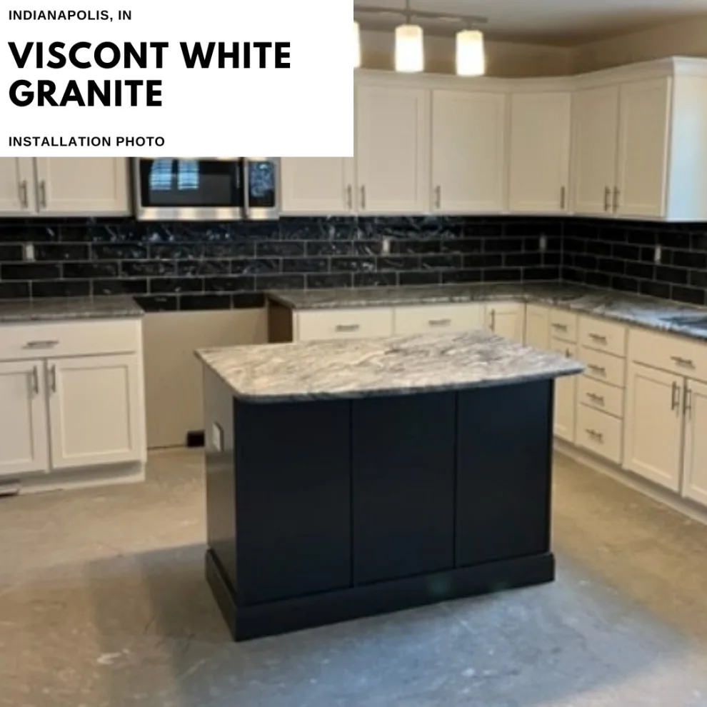 Indianapolis, IN - Viscont White Granite Kitchen Project by Granite America - Photo 3