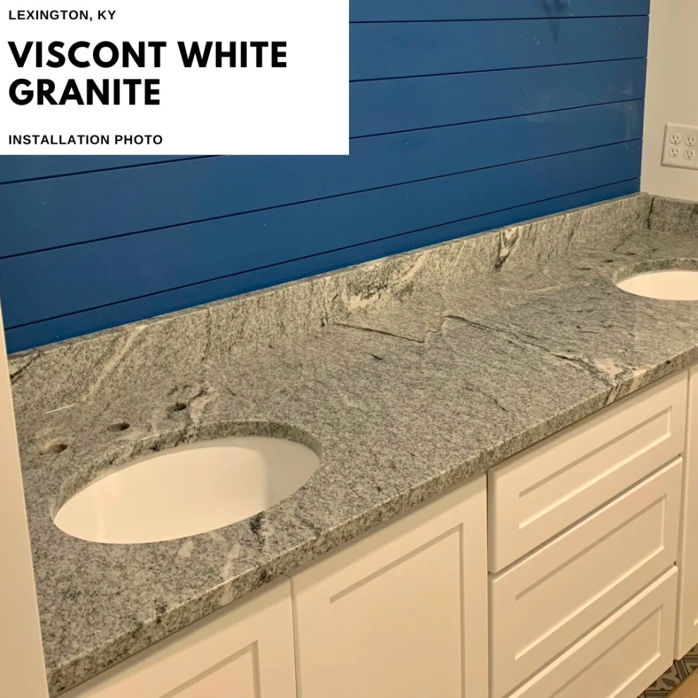 Viscont White Kitchen and Vanity in Lexington, KY by Granite America - Photo 2