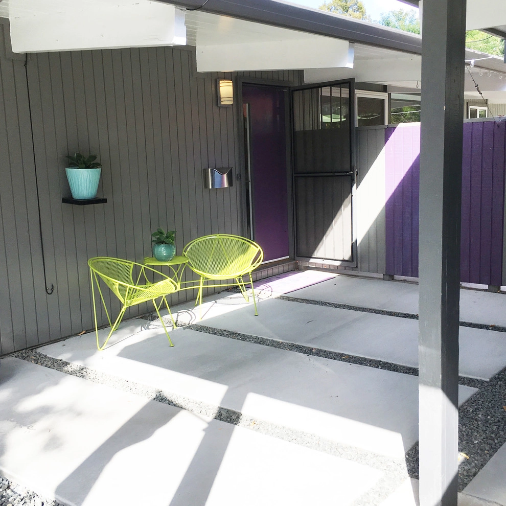 Mid Century Modern Front Yard by Living Earth Designs - Photo 3
