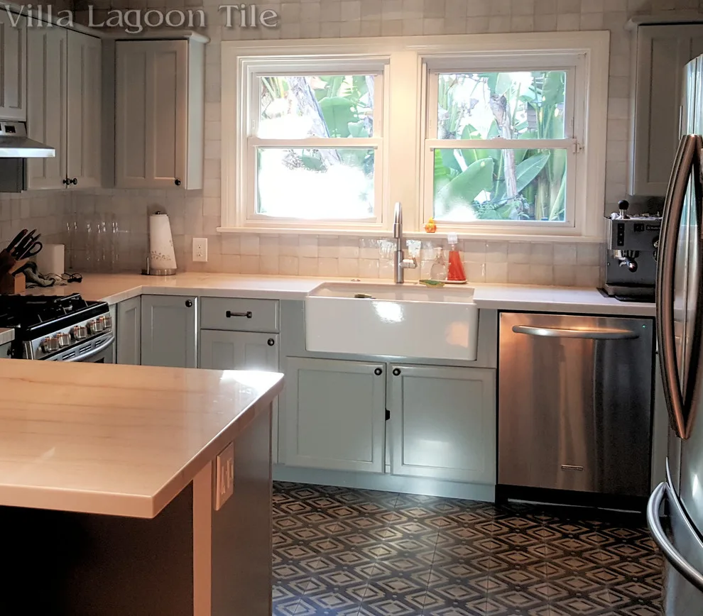 Cement Tile Kitchen in Manhattan by Villa Lagoon Tile - Photo 3