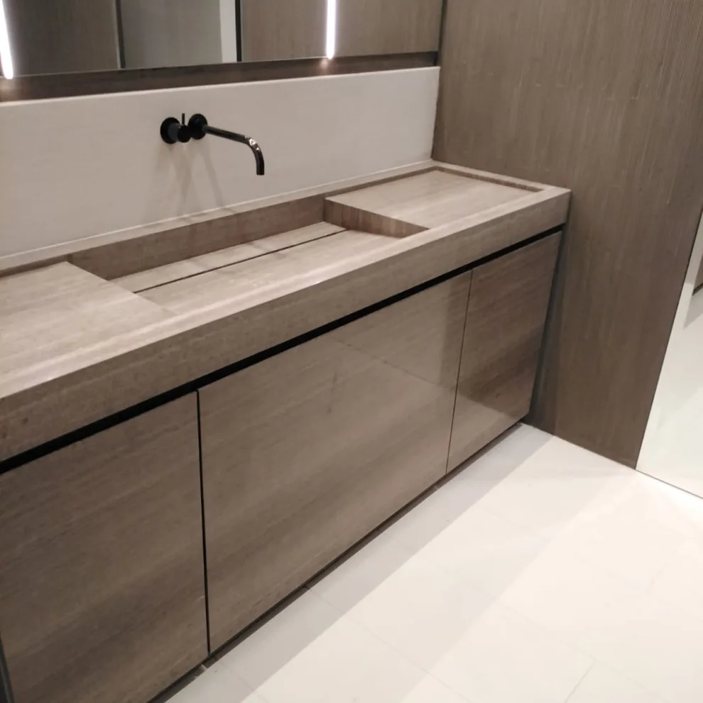Marble vanities and cabinetry by Ultimate Stones Connoisseur - Photo 5