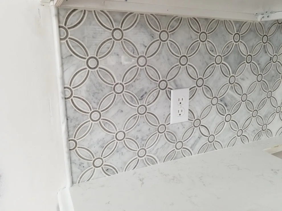 Marble Wall Tile in White from Marseille by Davey Tile - Photo 3