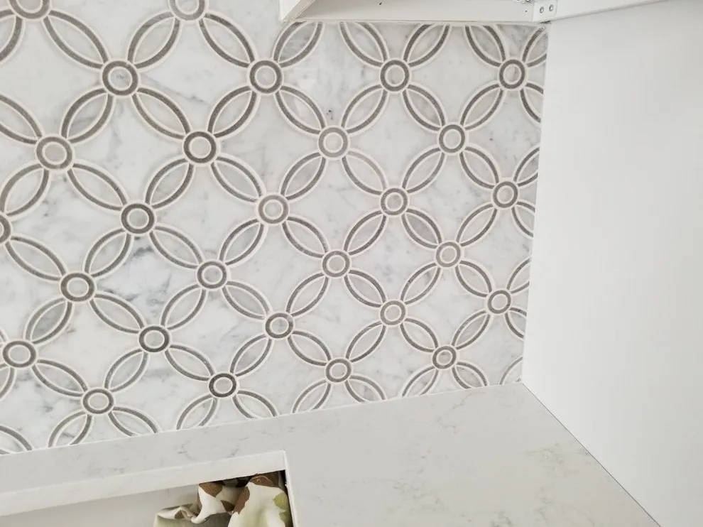Marble Wall Tile in White from Marseille by Davey Tile - Photo 5