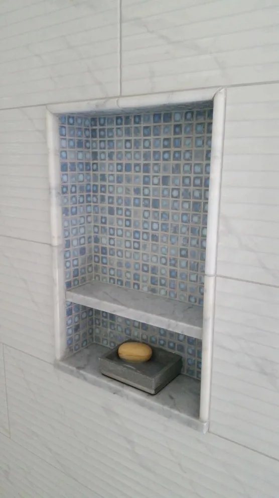 Contemporary-Traditional Bathroom by Tile With Style - Photo 2