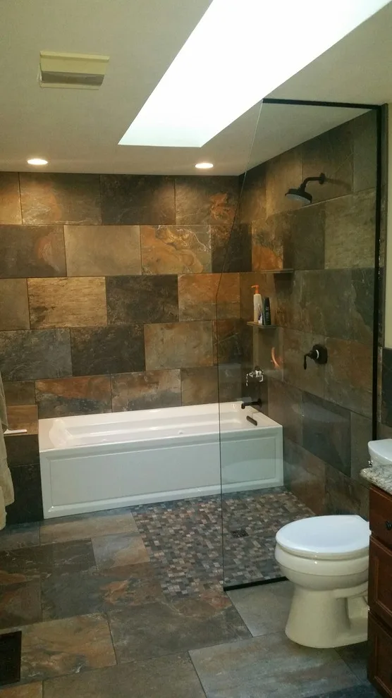 Contemporary Rustic Bath and Wet Room by Progressive Interiors, LLC - Photo 2