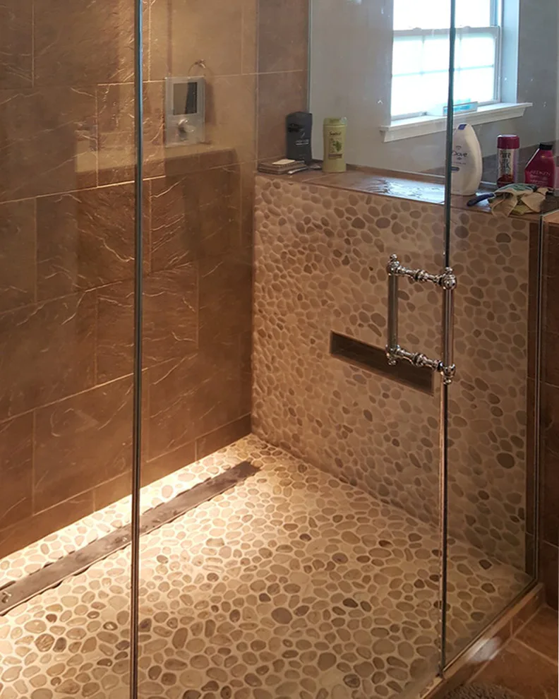 Bathroom Pebble Tile Photo Gallery by Pebble Tile Shop - Photo 66