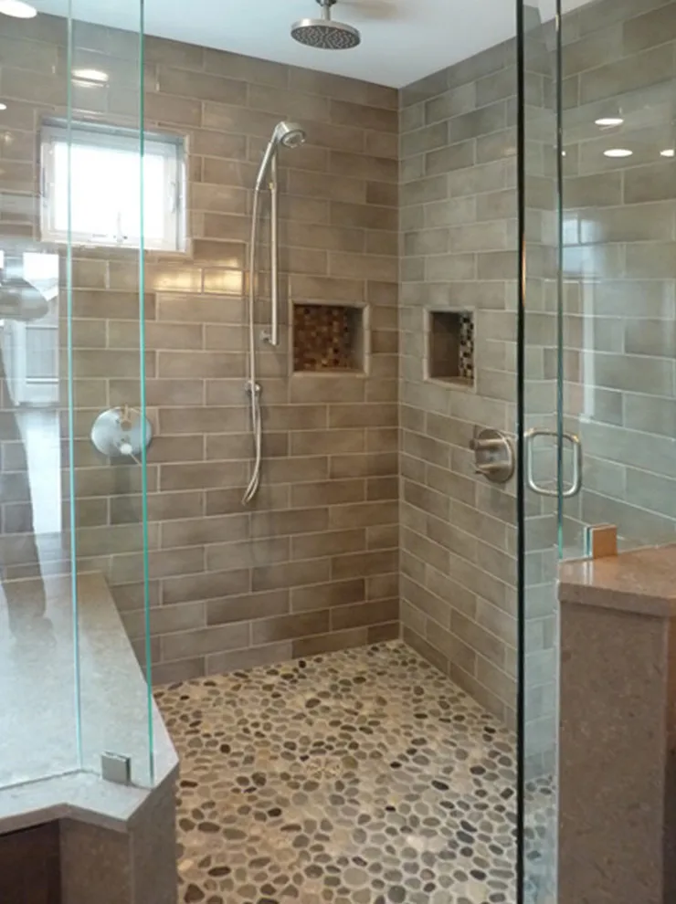 Bathroom Pebble Tile Photo Gallery by Pebble Tile Shop - Photo 88